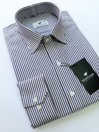 White & Dark Blue Striped, Men’s Formal Shirt