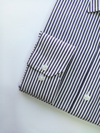 White & Dark Blue Striped, Men’s Formal Shirt