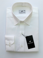 Self Design White, Men’s Formal Shirt