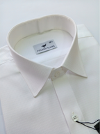 Self Design White, Men’s Formal Shirt