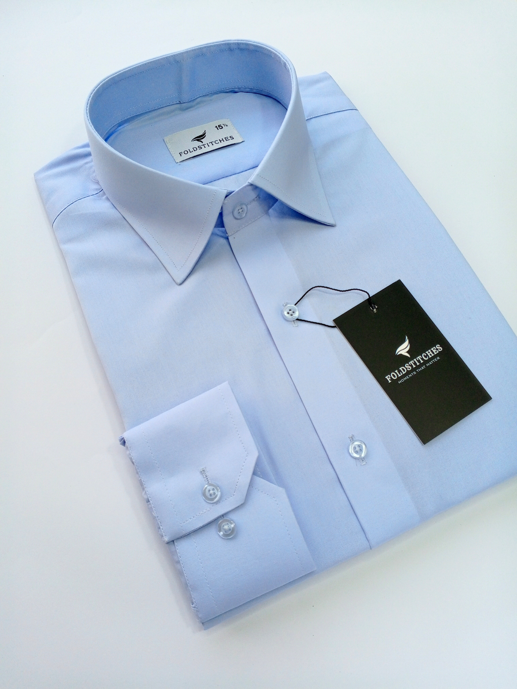 Sky Blue Plain, Men’s Formal Shirt
