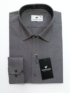 Self Lines Charcoal, Men’s Formal Shirt