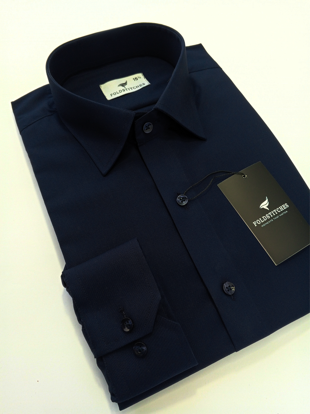 Navy Blue Plain, Men’s Formal Shirt