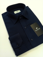 Navy Blue Plain, Men’s Formal Shirt