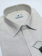 Self Design Light Grey, Men’s Formal Shirt