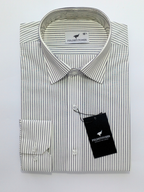 White & Black Striped, Men’s Formal Shirt