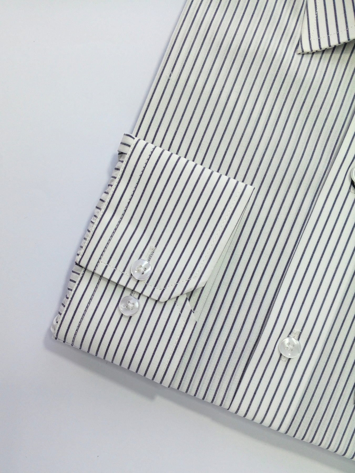 White & Black Striped, Men’s Formal Shirt