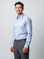 Sky Blue Plain, Men’s Formal Shirt