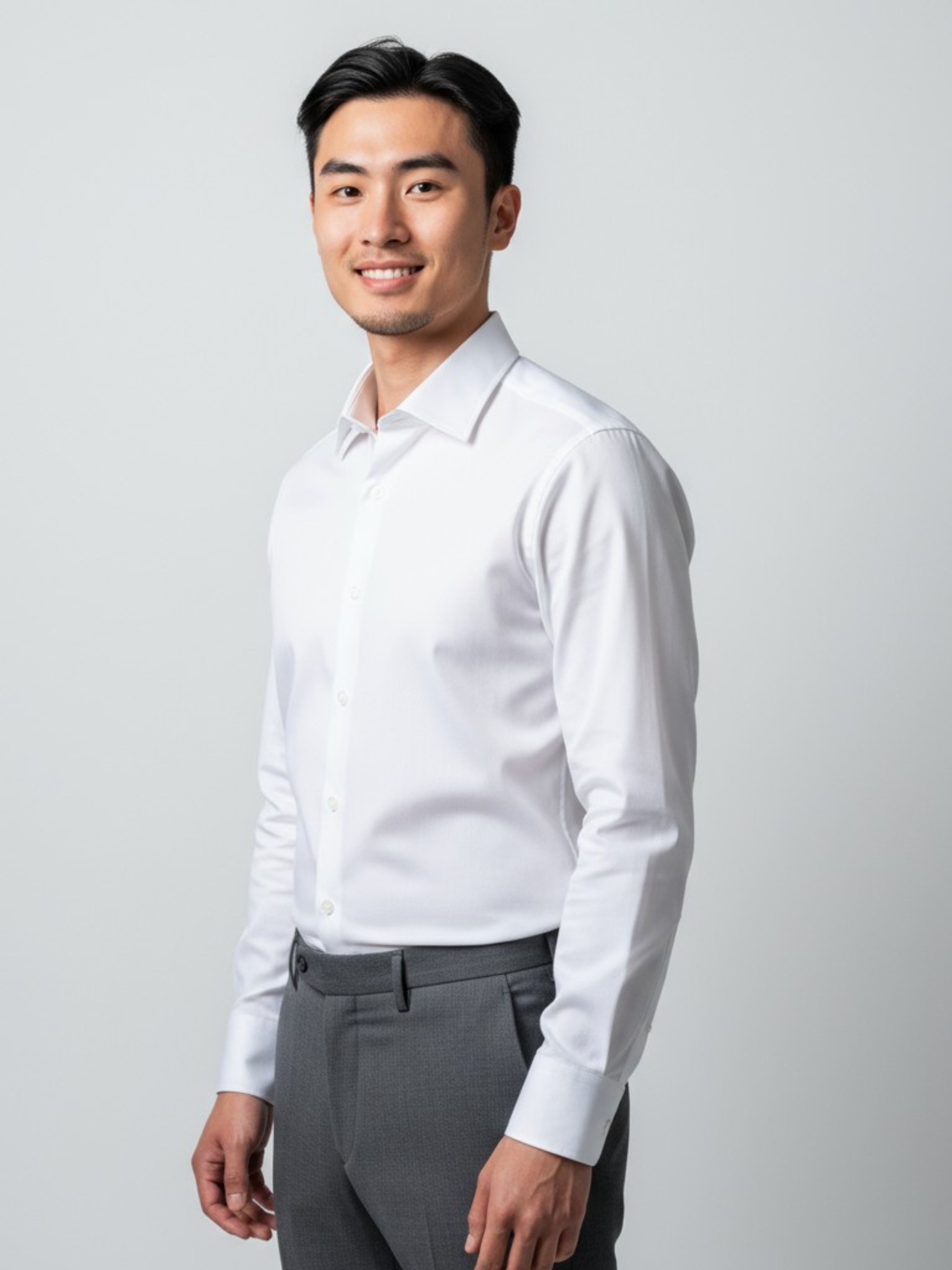 Self Lines White, Men’s Formal Shirt