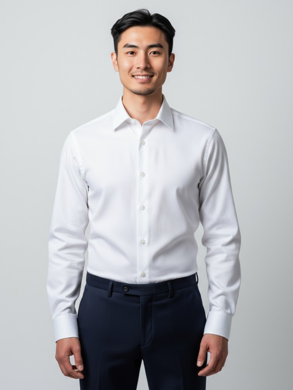 Self Lines White, Men’s Formal Shirt