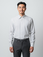 White & Black Striped, Men’s Formal Shirt