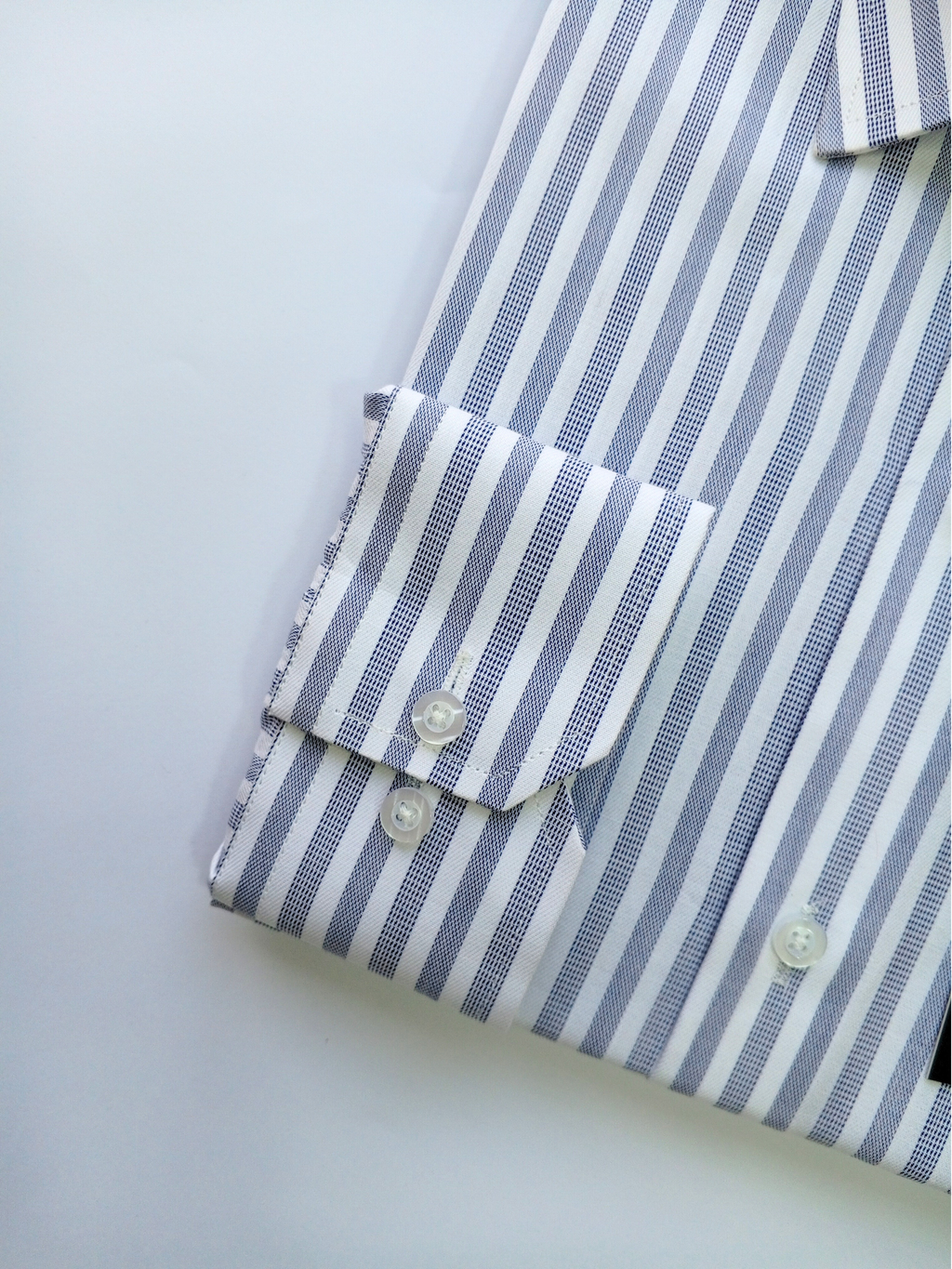 White & Blue Striped, Men’s Formal Shirt