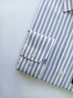 White & Blue Striped, Men’s Formal Shirt