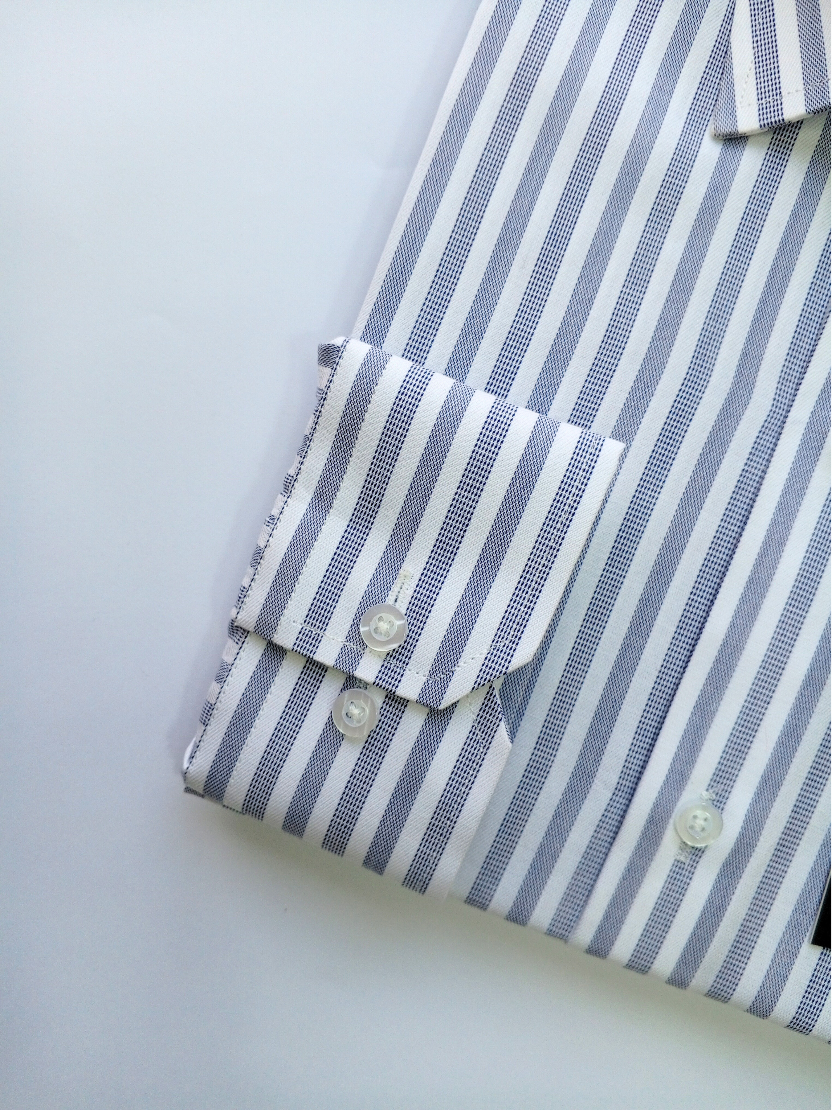 White & Blue Striped, Men’s Formal Shirt