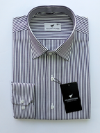 White & Dark Blue Striped, Men’s Formal Shirt