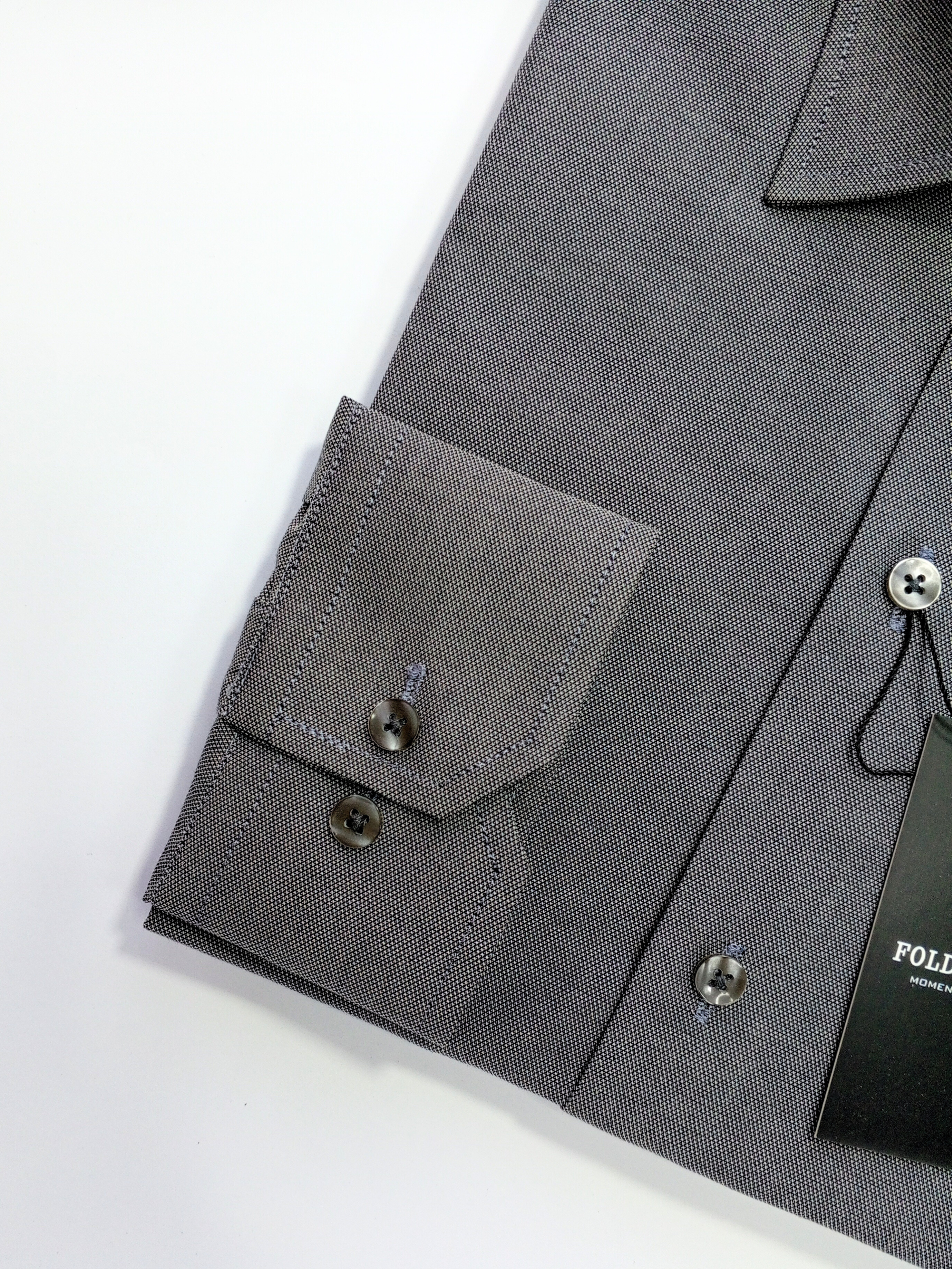 Self Lines Charcoal, Men’s Formal Shirt