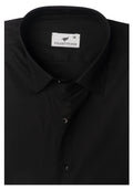 Jet Black Plain, Men’s Formal Shirt