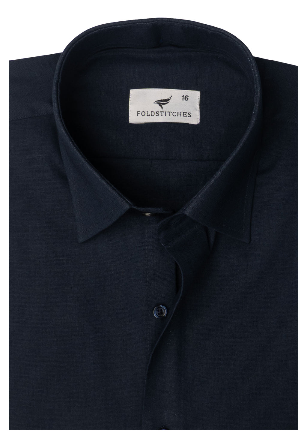 Navy Blue . Men's Formal Shirt.