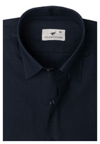 Navy Blue . Men's Formal Shirt.