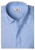 Self Design Dotted Blue, Men’s Formal Shirt