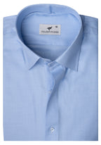 Self Design Dotted Blue, Men’s Formal Shirt