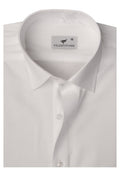 Self Design White, Men’s Formal Shirt
