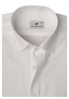 Self Design White, Men’s Formal Shirt