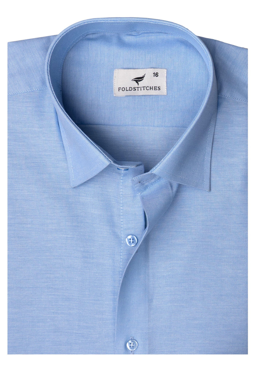 Light Blue Chambray. Men's Formal Shirt.