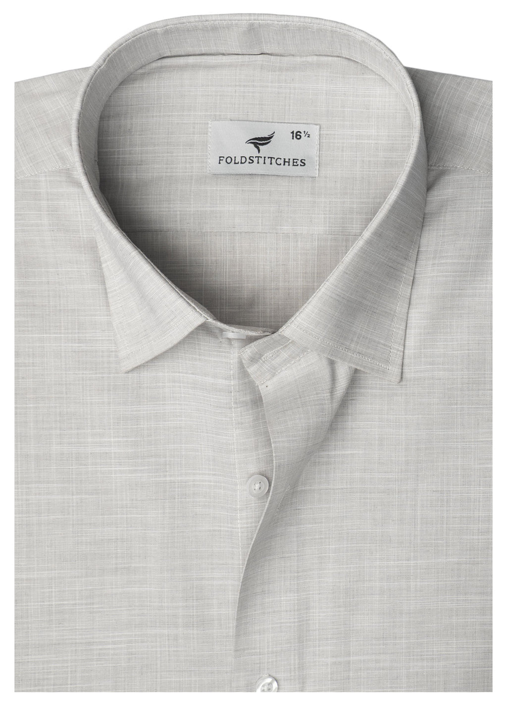 Self Design Light Grey, Men’s Formal Shirt