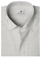 Self Design Light Grey, Men’s Formal Shirt