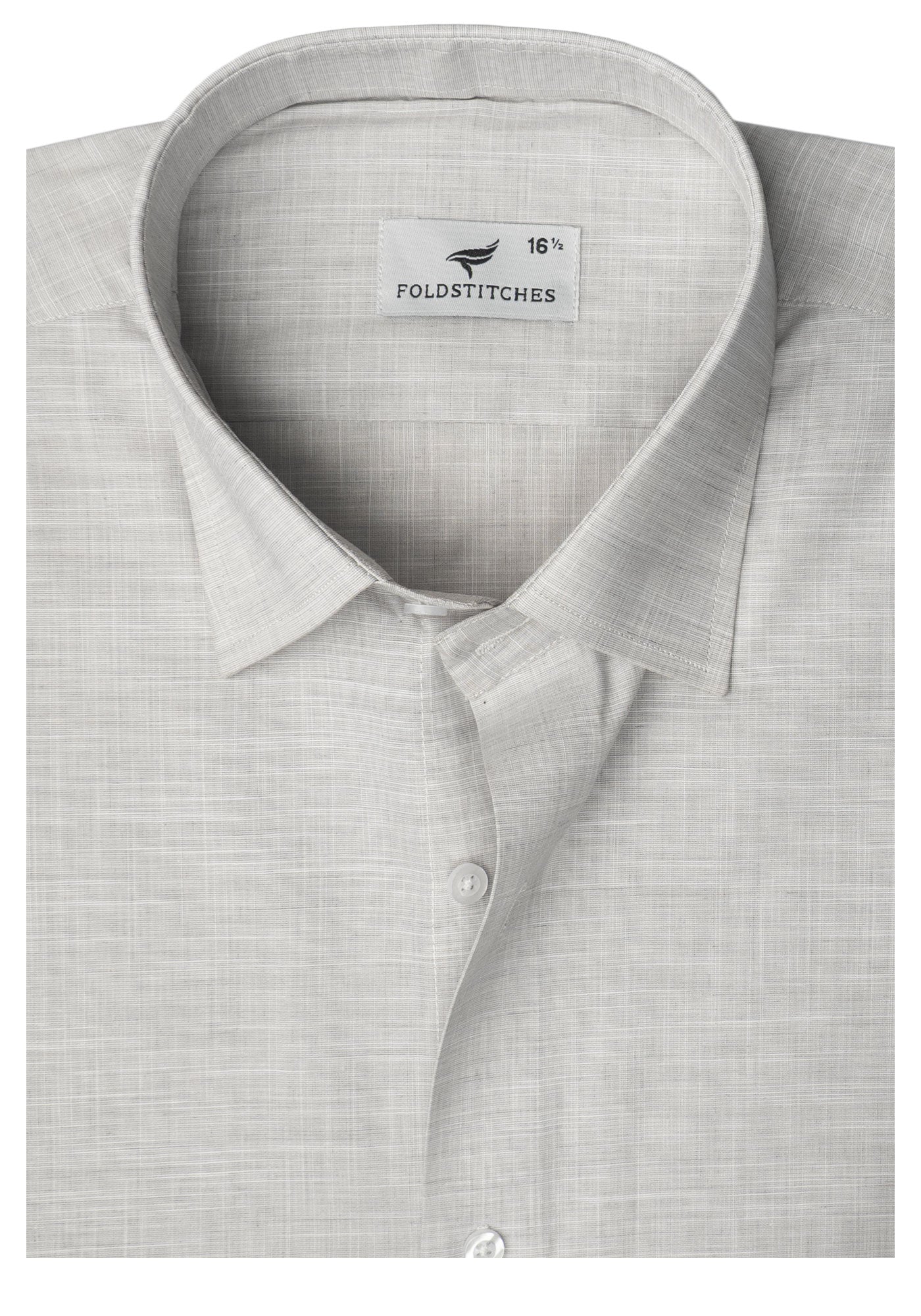 Self Design Light Grey, Men’s Formal Shirt
