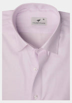 Light Pink Self Design, Men’s Formal Shirt