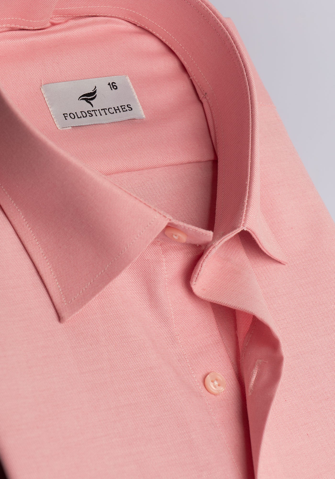 Light Pink Chambray. Men's Formal Shirt.