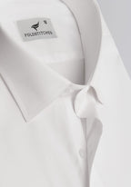 White Chambray. Men's Formal Shirt.