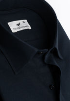 Navy Blue . Men's Formal Shirt.
