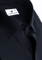 Dark Blue, Men's Formal Shirt.