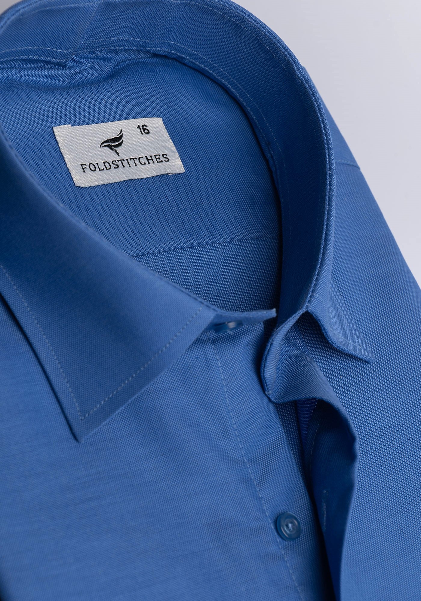 Brigade Blue Chambray. Men's Formal Shirt