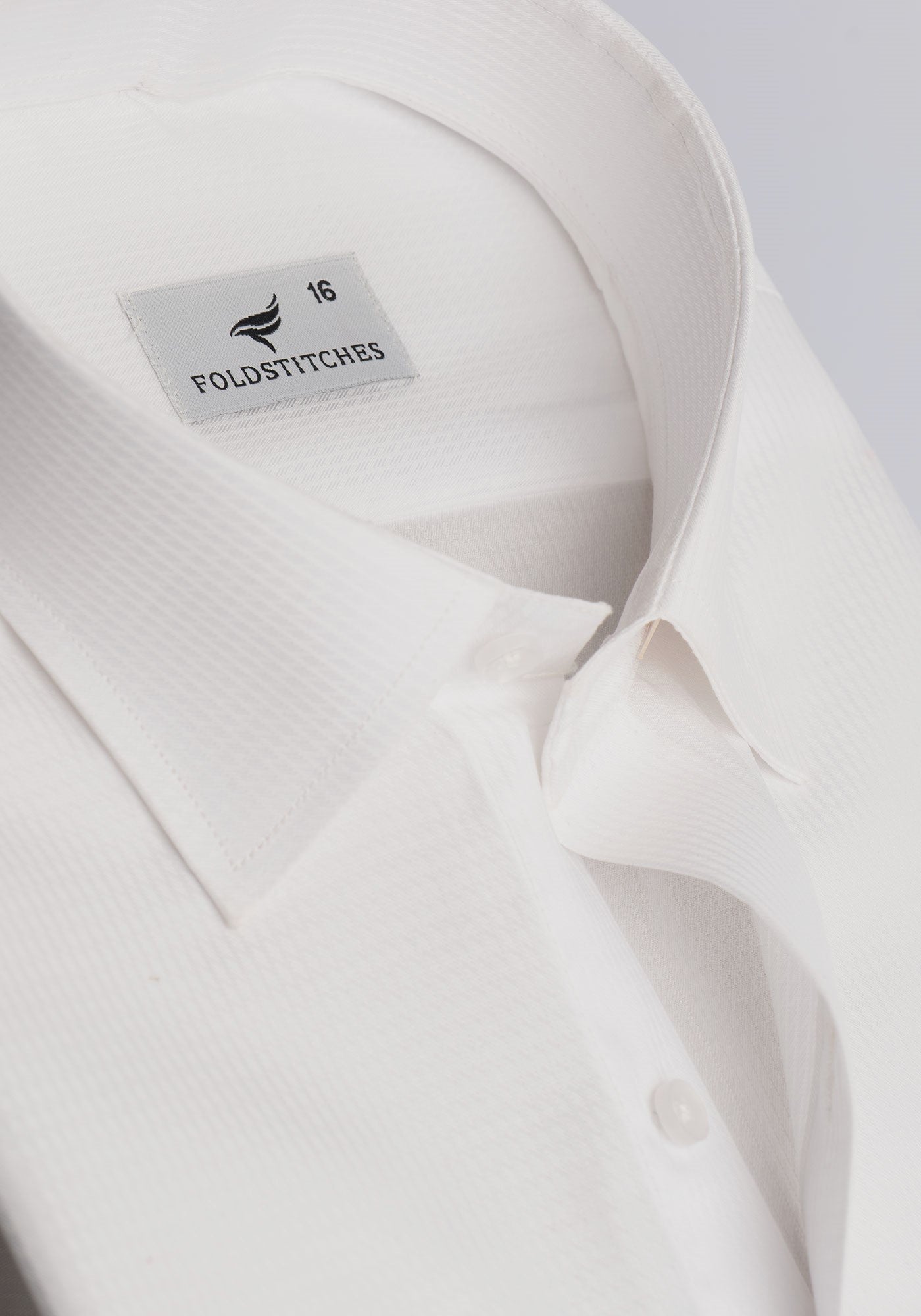 Self Design White, Men’s Formal Shirt