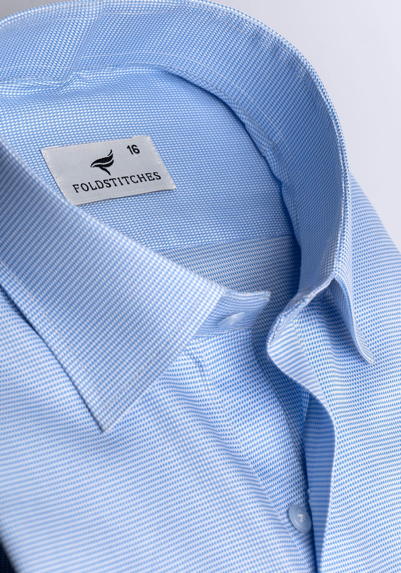 Self Design Dotted Blue, Men’s Formal Shirt