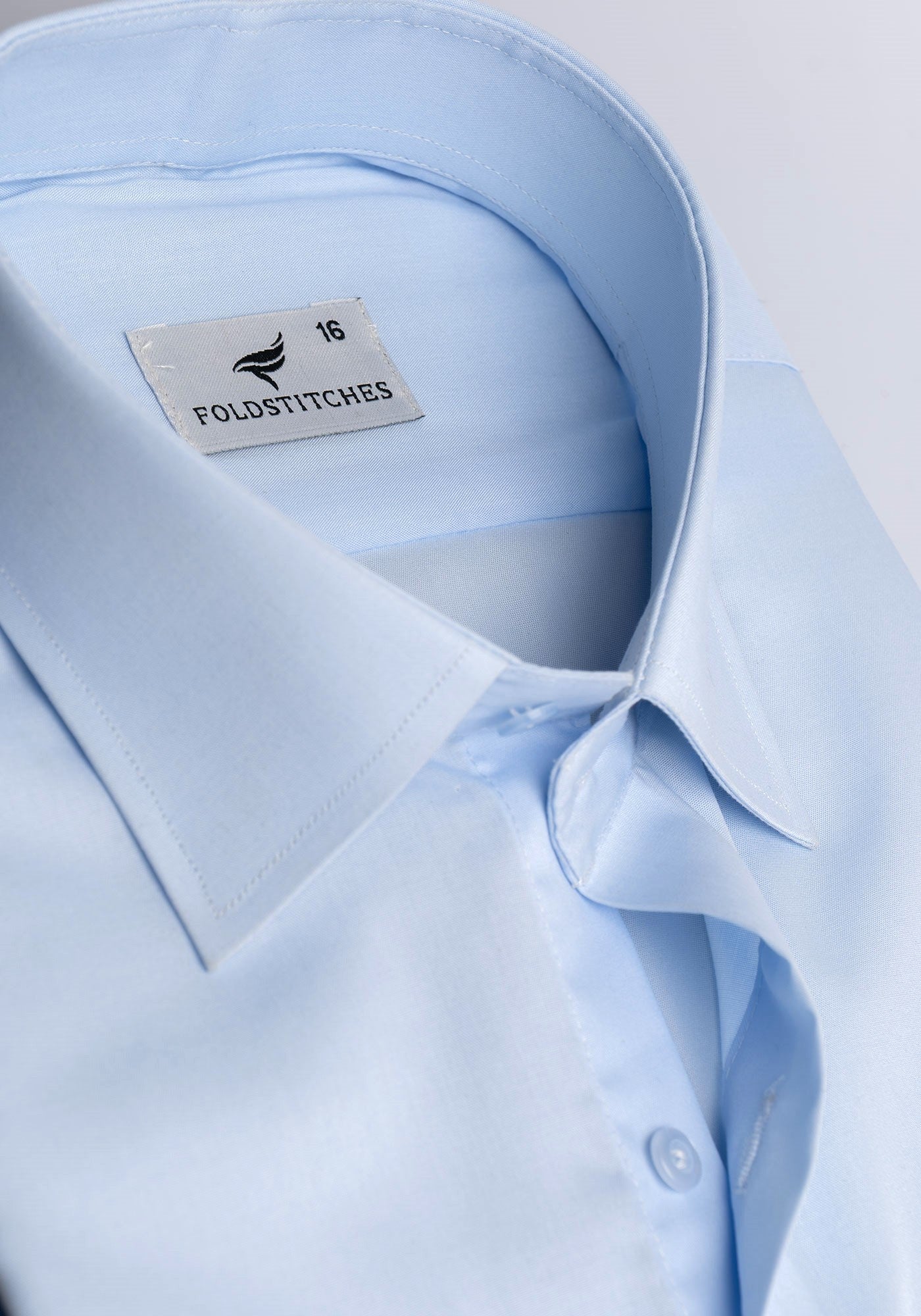 Sky Blue Plain, Men’s Formal Shirt