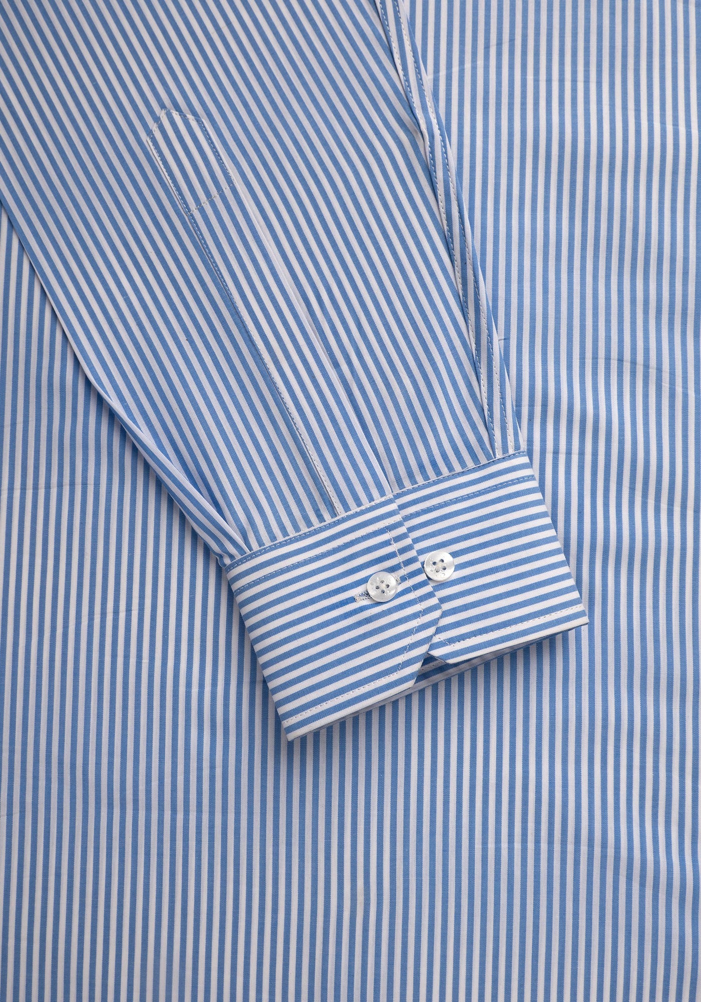 Blue Strips. Men's Formal Shirt.
