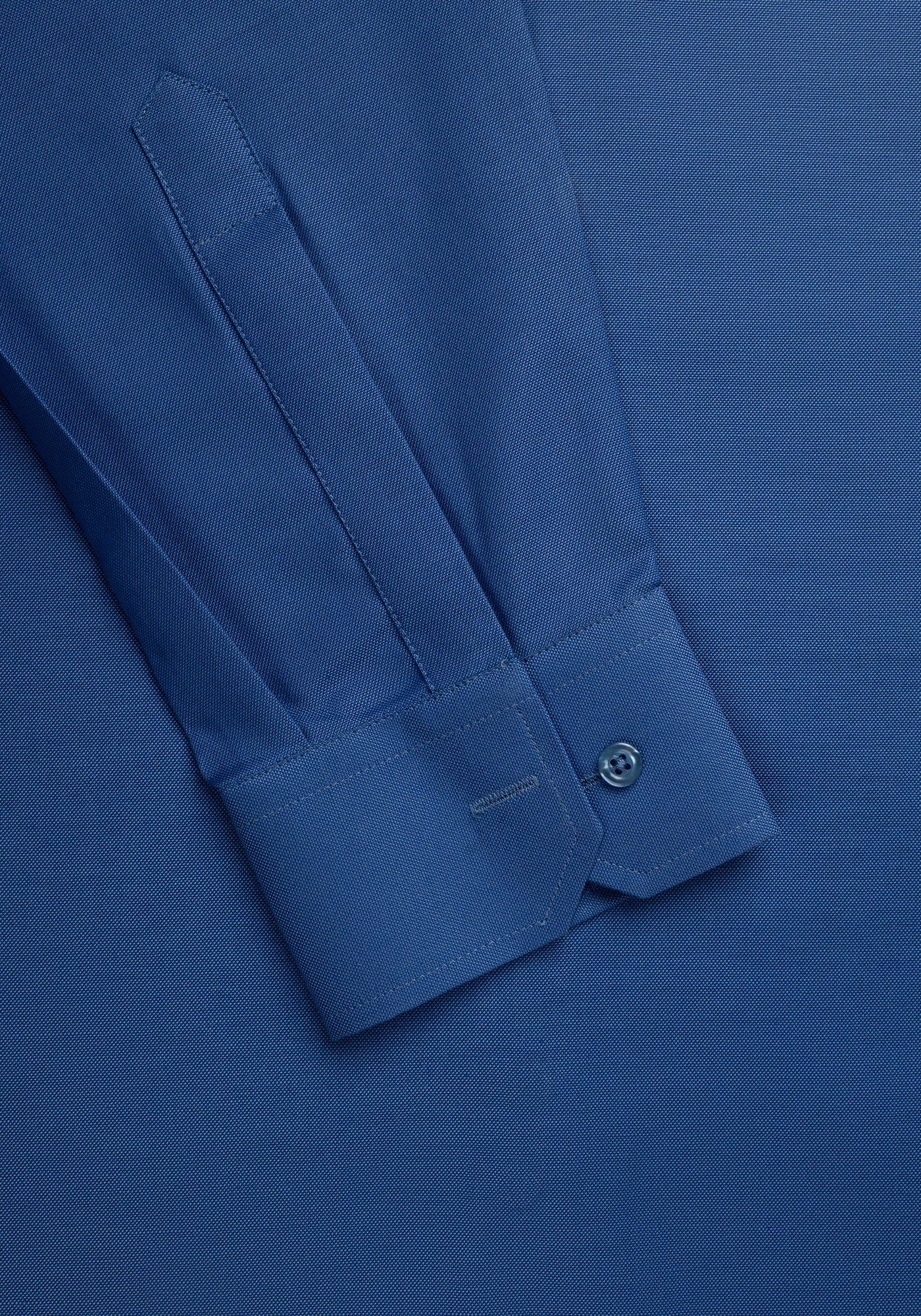 Brigade Blue Chambray. Men's Formal Shirt