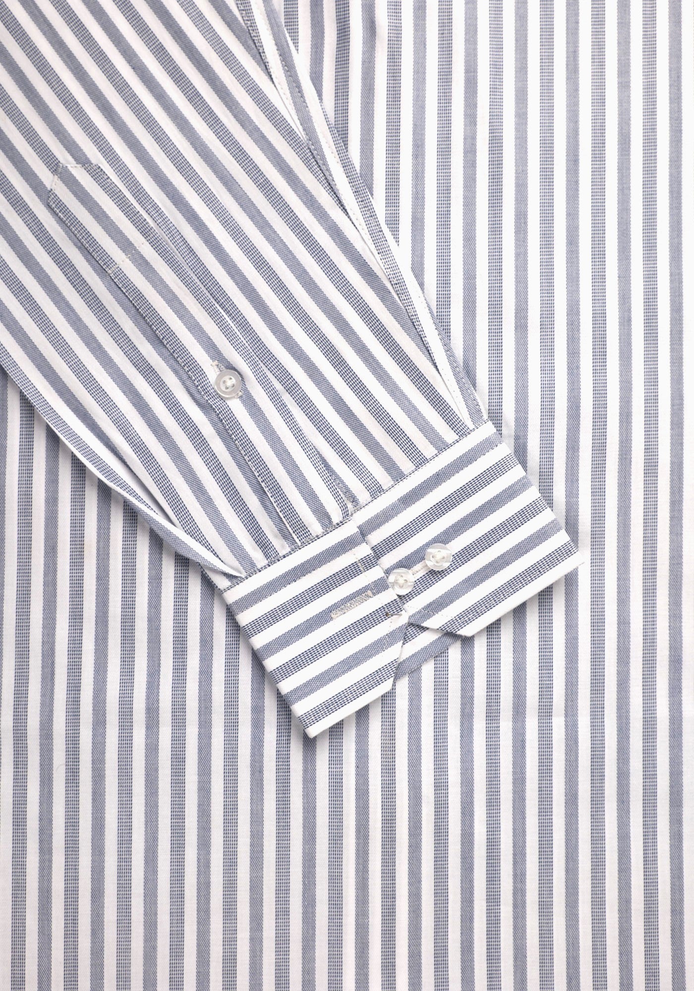 White & Blue Striped, Men’s Formal Shirt