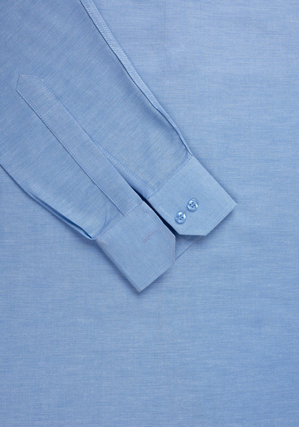 Light Blue Chambray. Men's Formal Shirt.