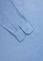 Light Blue Chambray. Men's Formal Shirt.