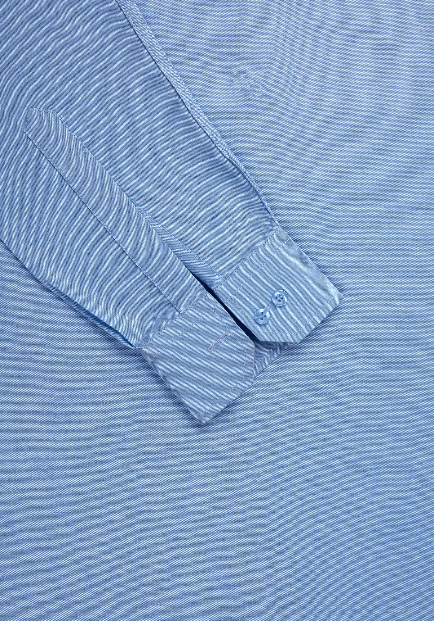 Light Blue Chambray. Men's Formal Shirt.