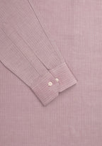 Pink Self Textured. Men's Formal Shirt.