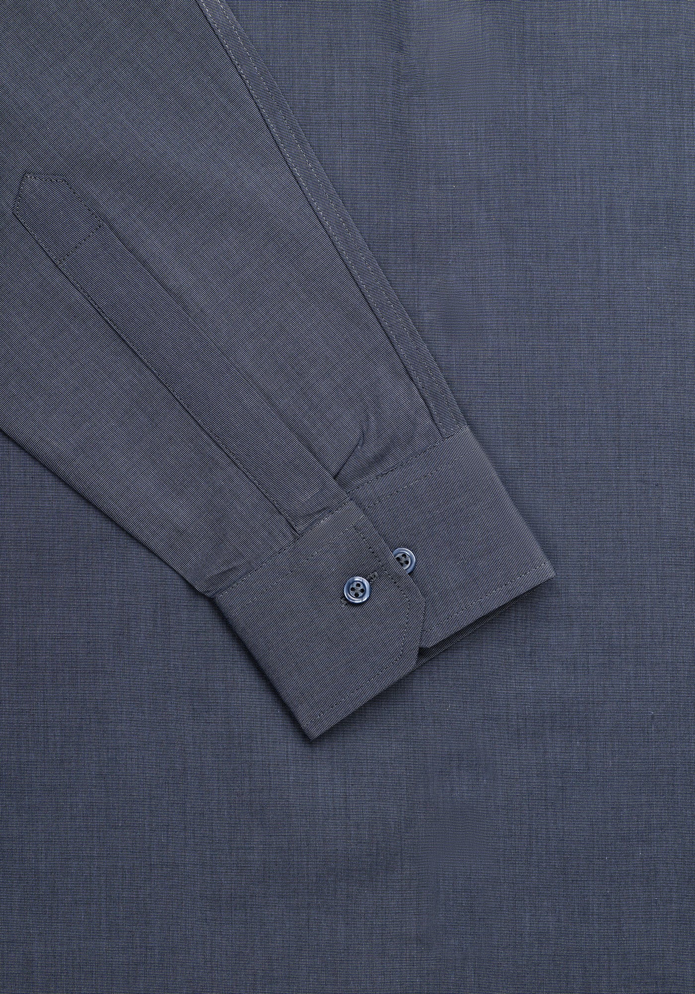 Steel Blue. Men's Formal Shirt.