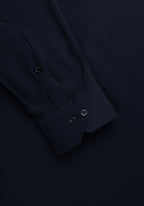 Navy Blue Plain, Men’s Formal Shirt