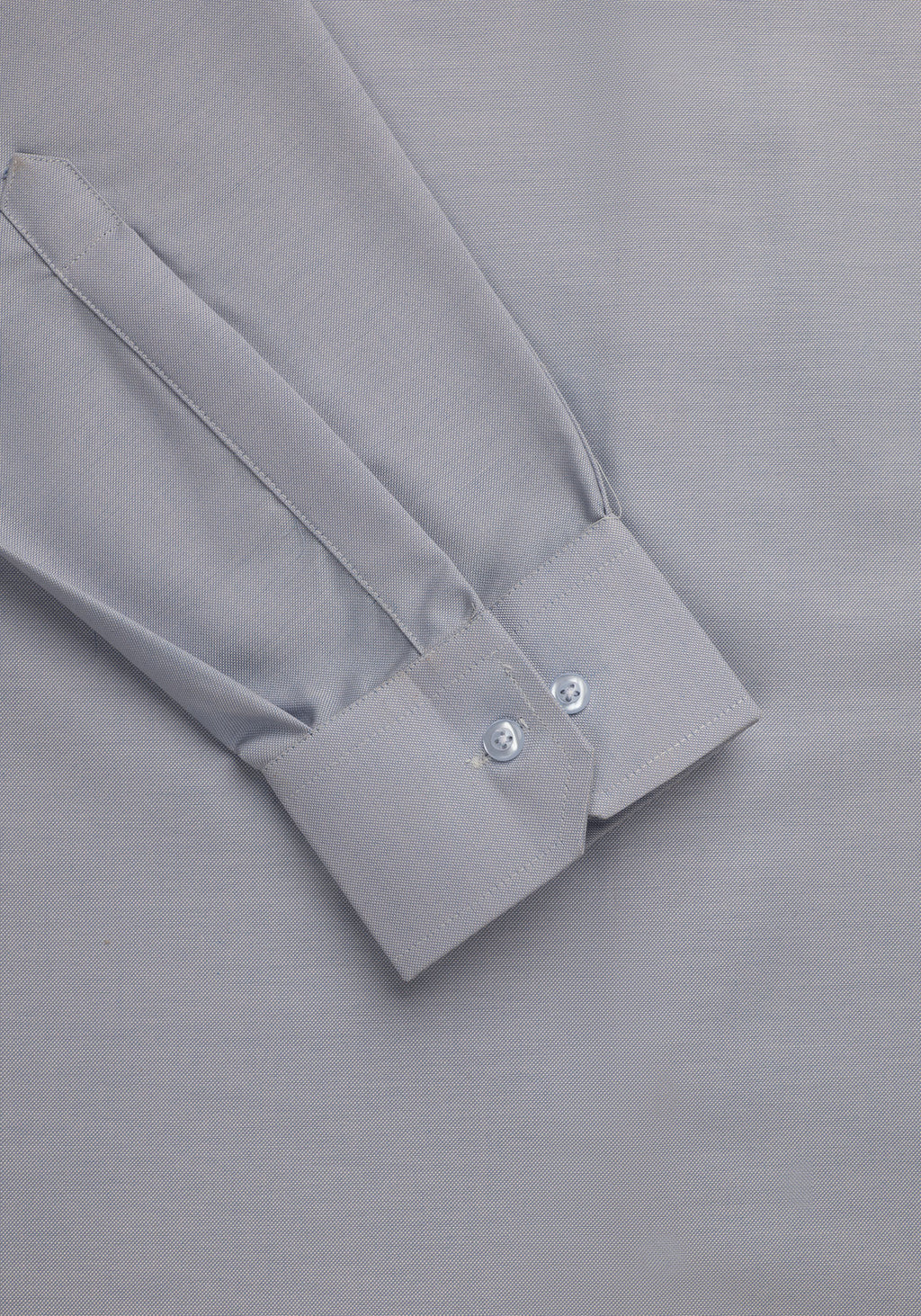 Greyish Blue Chambray. Men's Formal Shirt